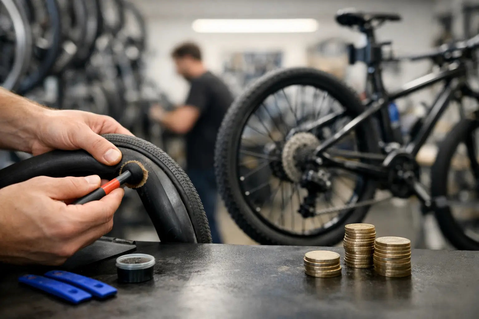 Bike Puncture Repair Cost at UK Bike Shops