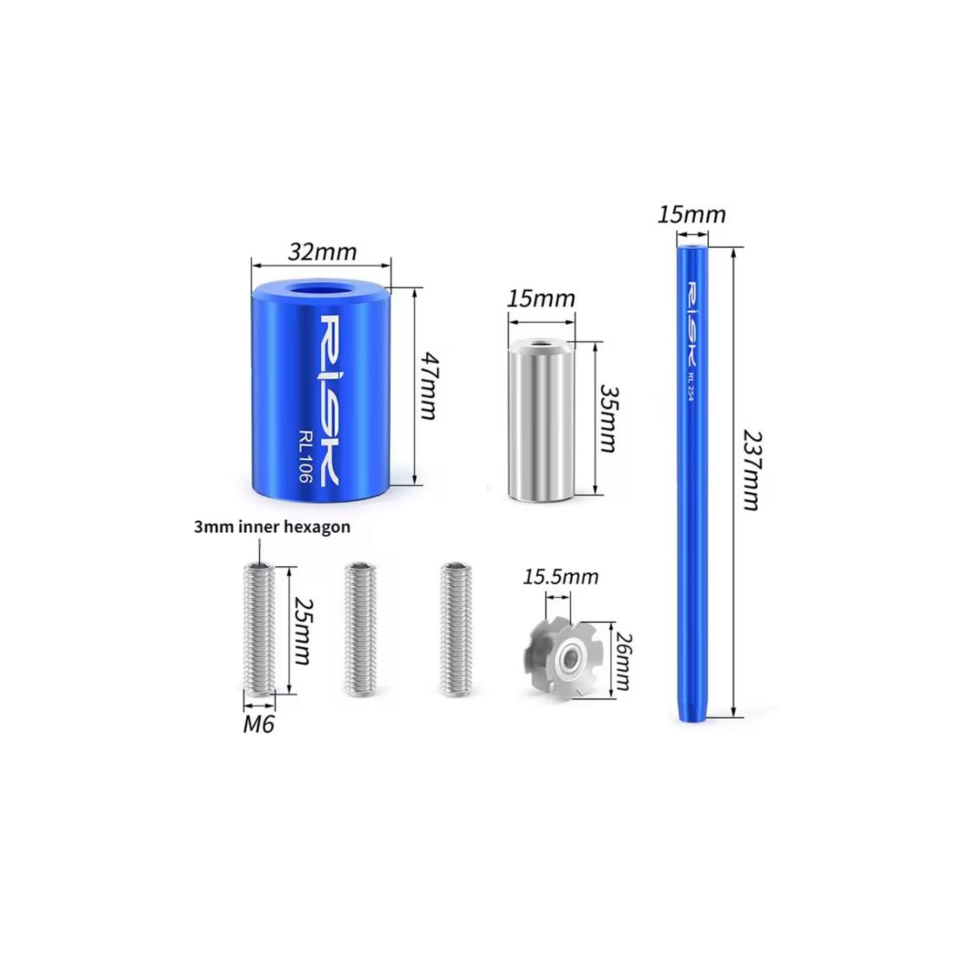 Bike Star Nut Setter Tool Kit 🔧 | Extended Fork Steerer Installation Tool
