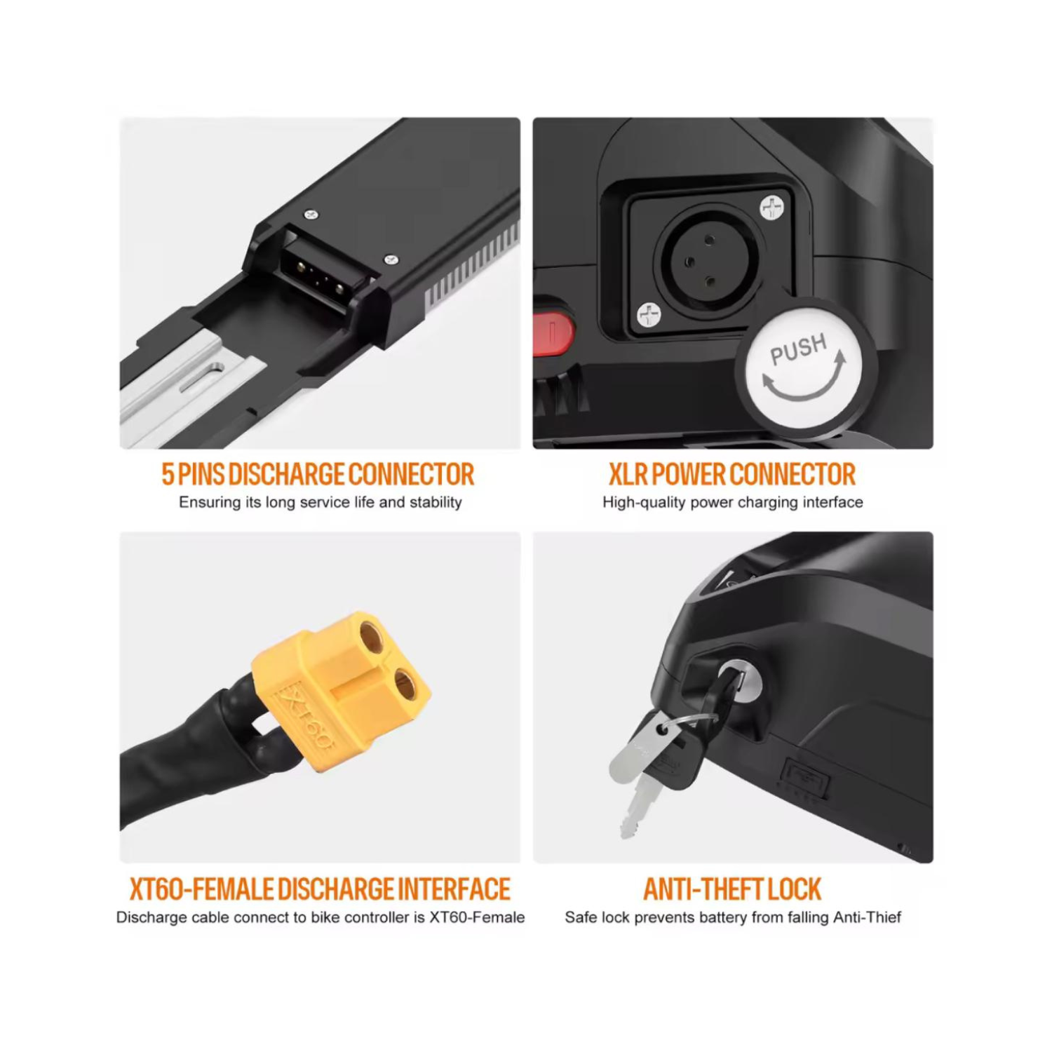 48V 13Ah E-Bike Battery