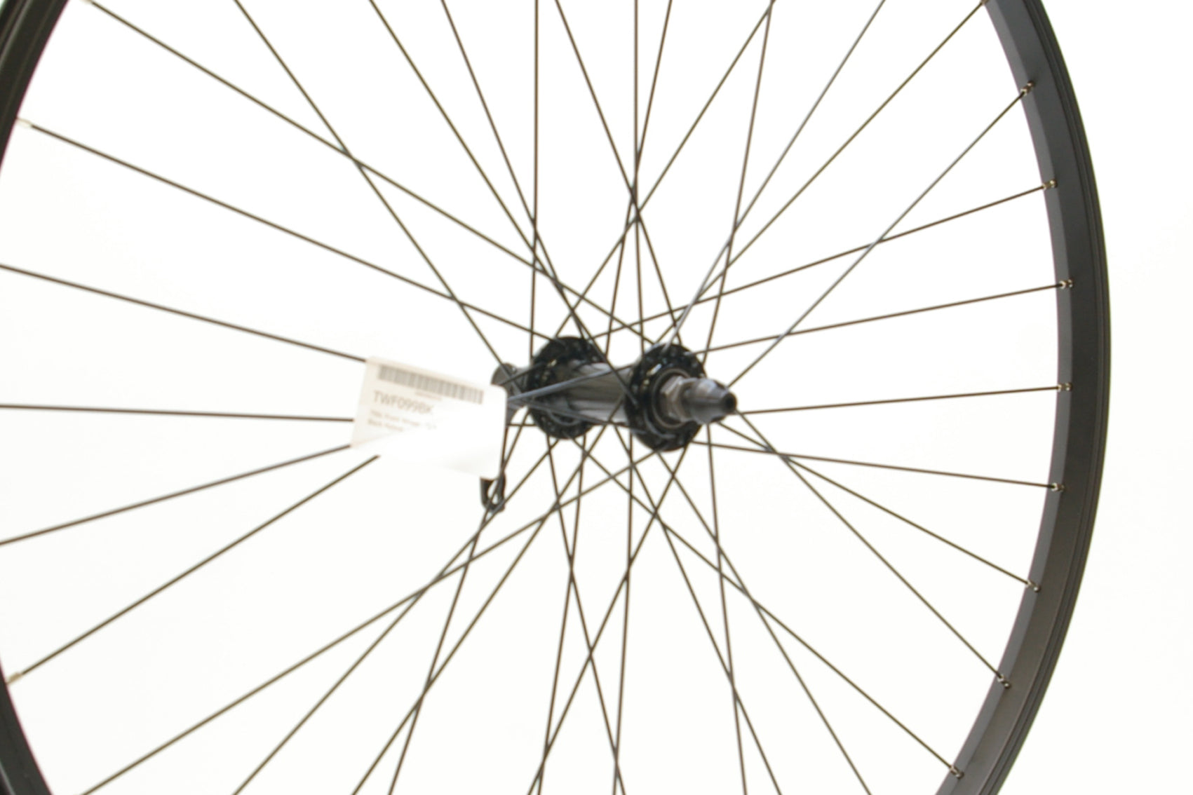 700c Front Wheel - Q/R - Black Hybrid