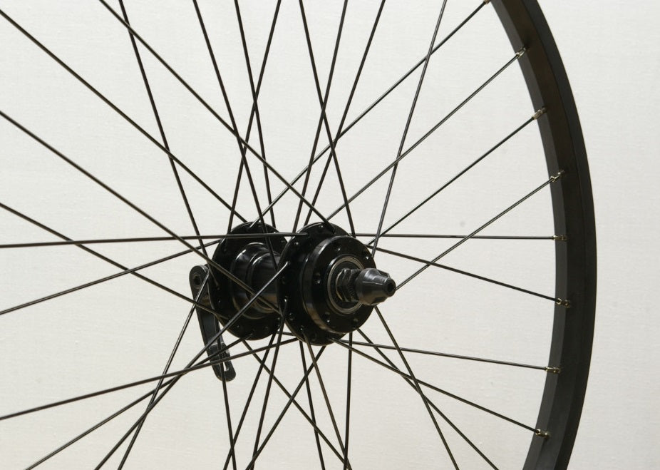 24" Front Wheel - Q/R Disc - Black ATB