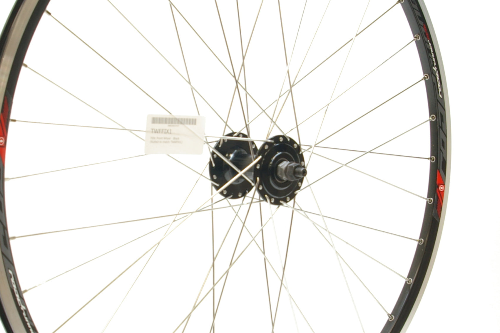 700c Front Wheel - Black (Nutted to match TWRFIX1)