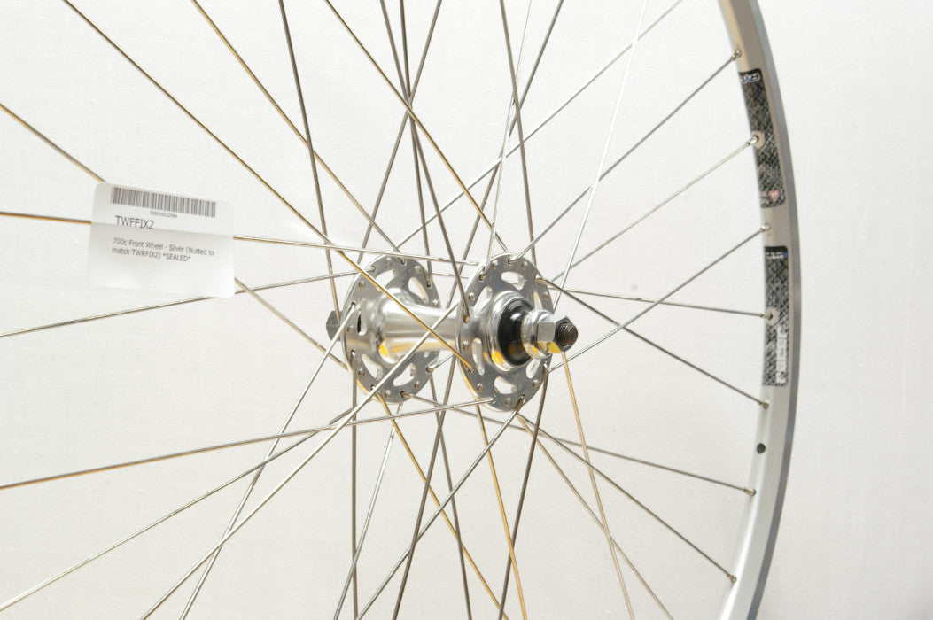 700c Front Wheel - Silver (Nutted to match TWRFIX2)