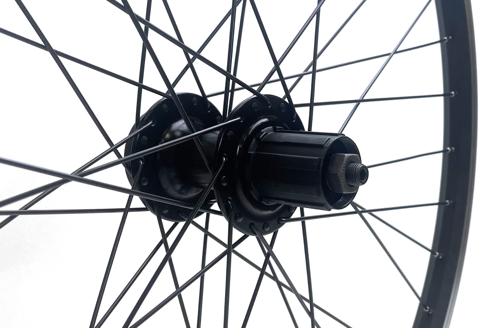 24" Rear Wheel - Q/R Disc - Cassette - Black DW ATB