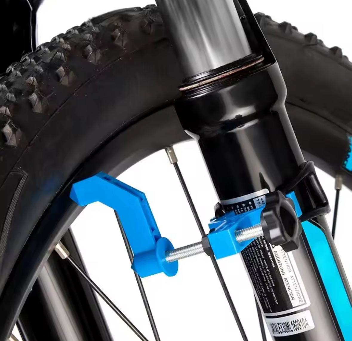 Bike Wheel Truing Tool & Spoke Adjuster – Frame Mounted Alignment Tool
