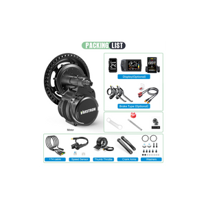 Varstrom TSDZ8 48V 750W Mid-Drive E-Bike Conversion Kit