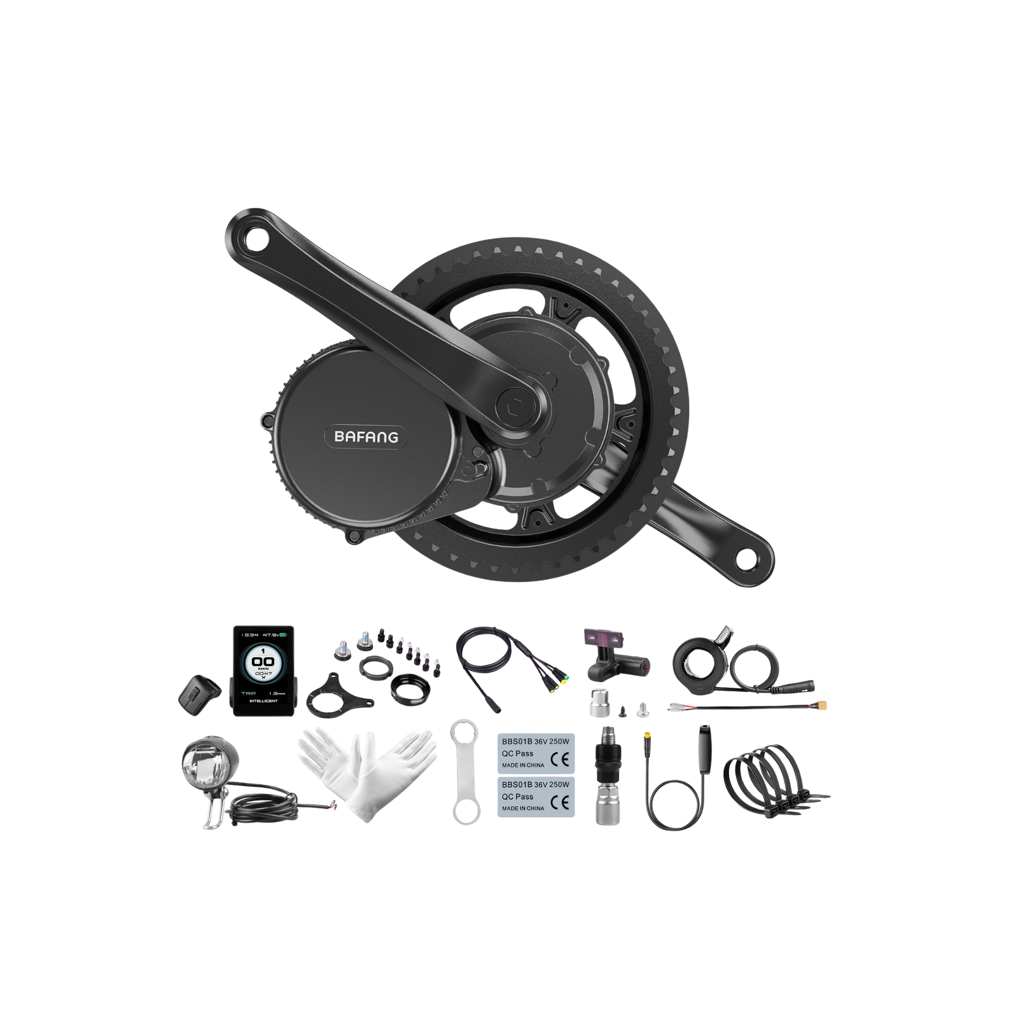 Bafang BBS01B 36V 250W Mid-Drive E-Bike Conversion Kit