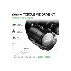 Varstrom TSDZ2B 48V 500W Mid-Drive E-Bike Conversion Kit