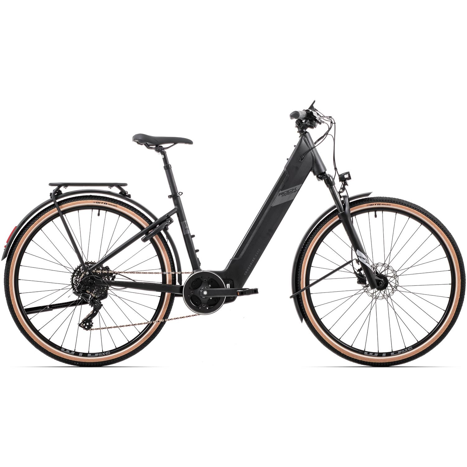 Superior Rock Machine Crossride INT E450 Touring Matte Black E-Bike