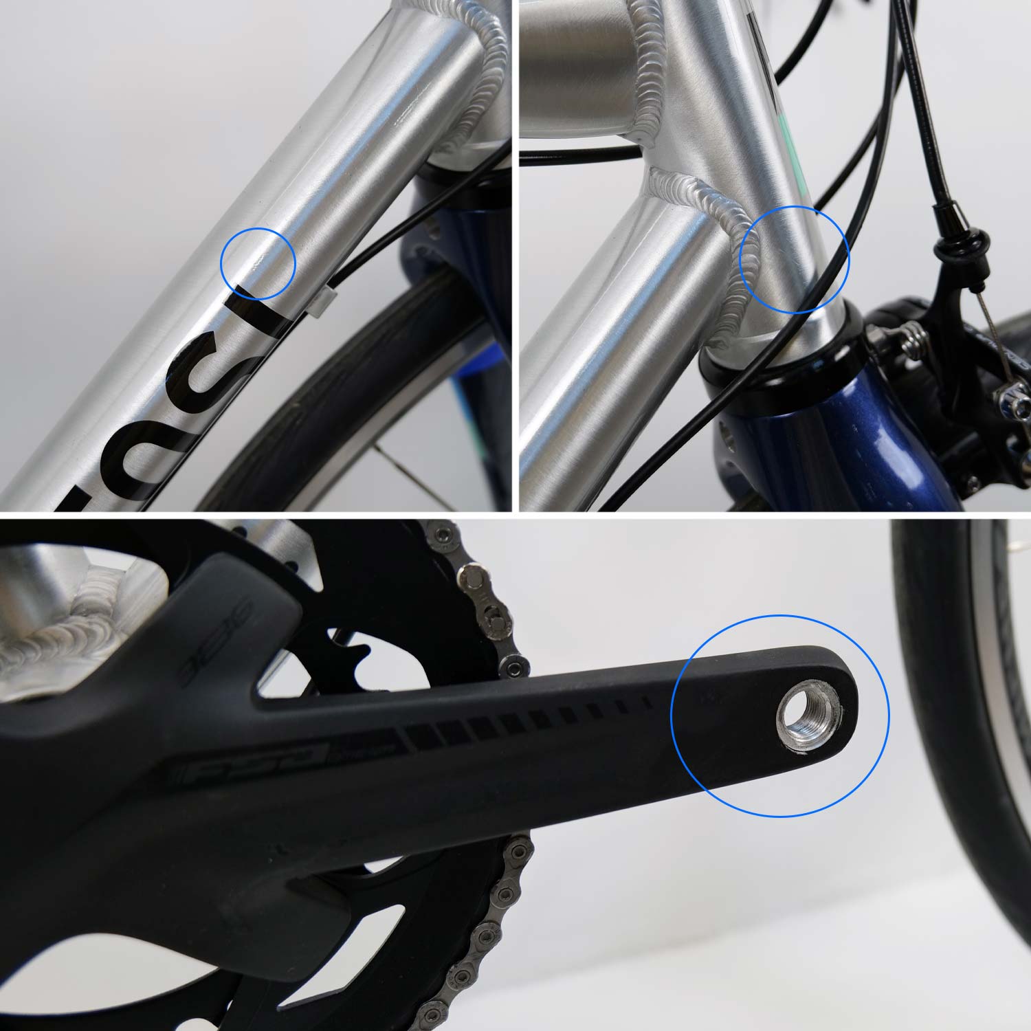Tifosi Rostra Centaur Rim Brake Silver Medium Ex Demo Bike