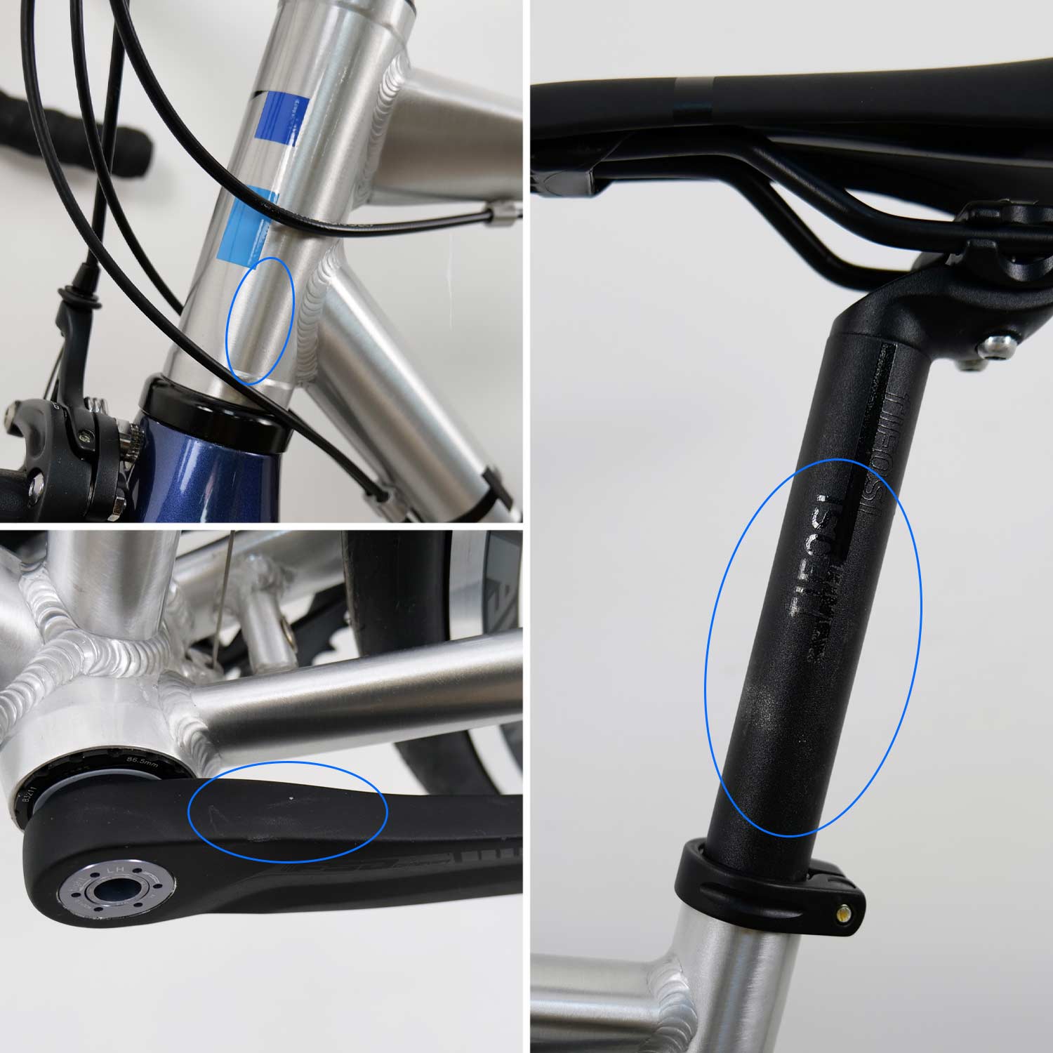 Tifosi Rostra Centaur Rim Brake Silver Medium Ex Demo Bike