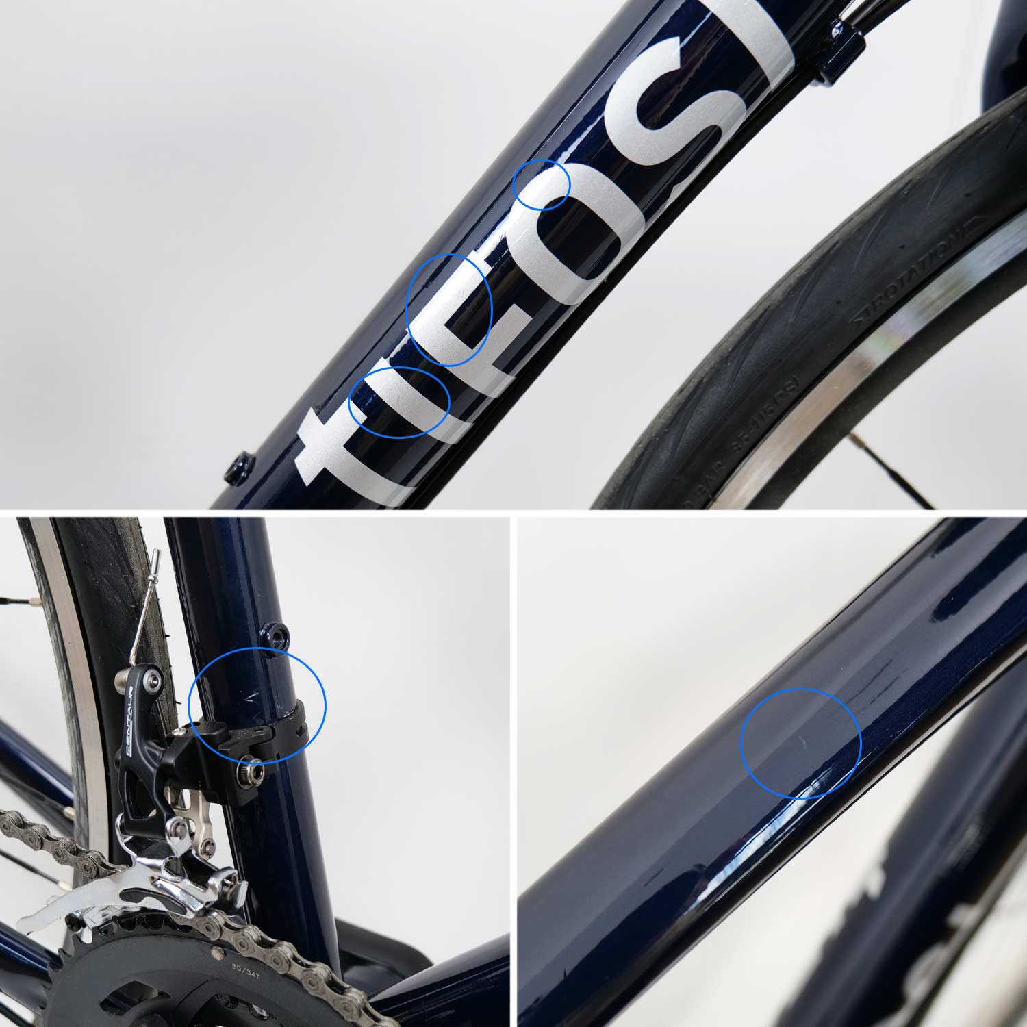 Tifosi Rostra Centaur Rim Brake Navy Medium Ex Demo Bike