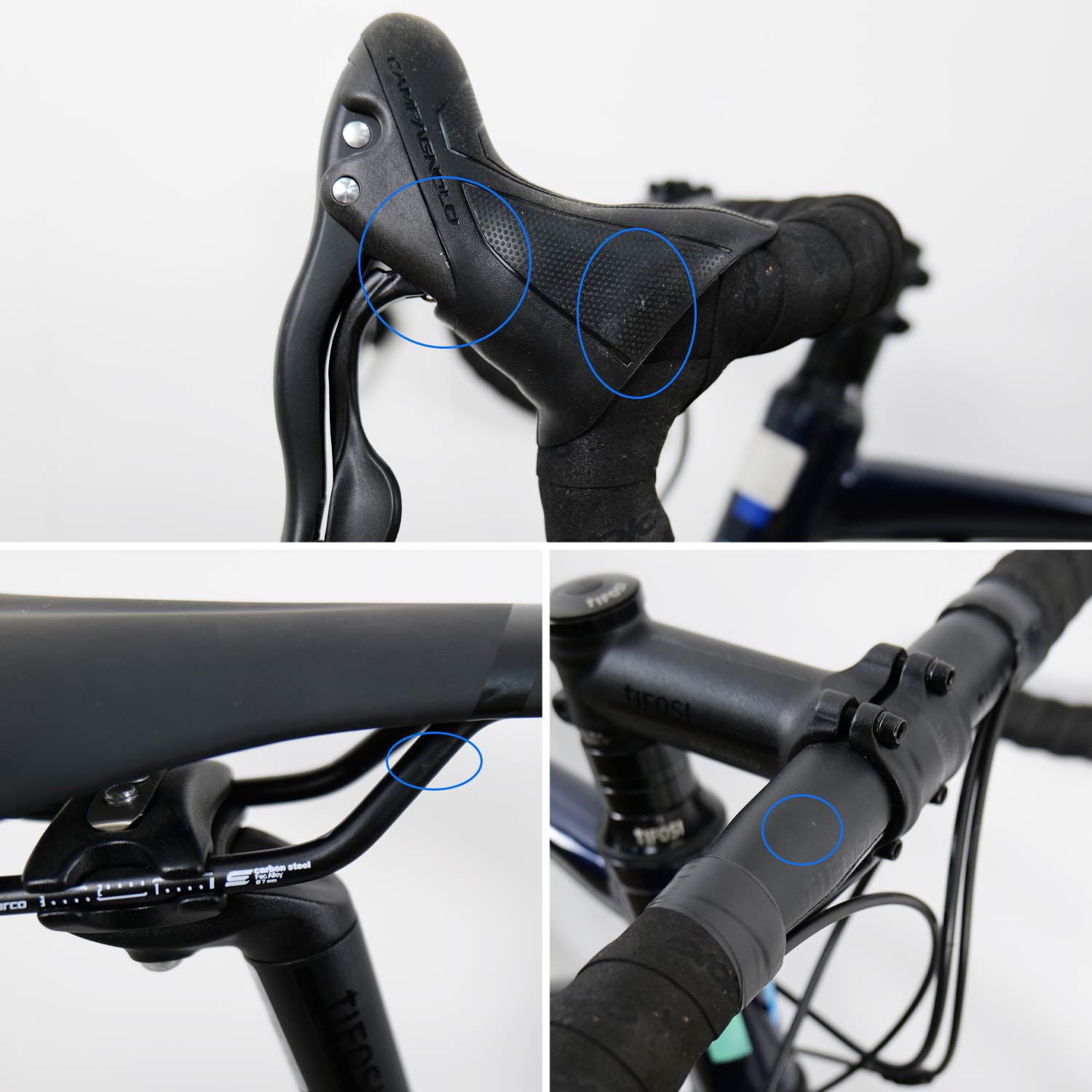 Tifosi Rostra Centaur Rim Brake Navy Medium Ex Demo Bike