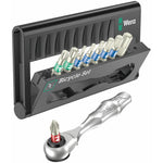Wera Tools Bicycle Set 9 Zyklop Ratchet Screwdriver Mini Case Set 10pcs