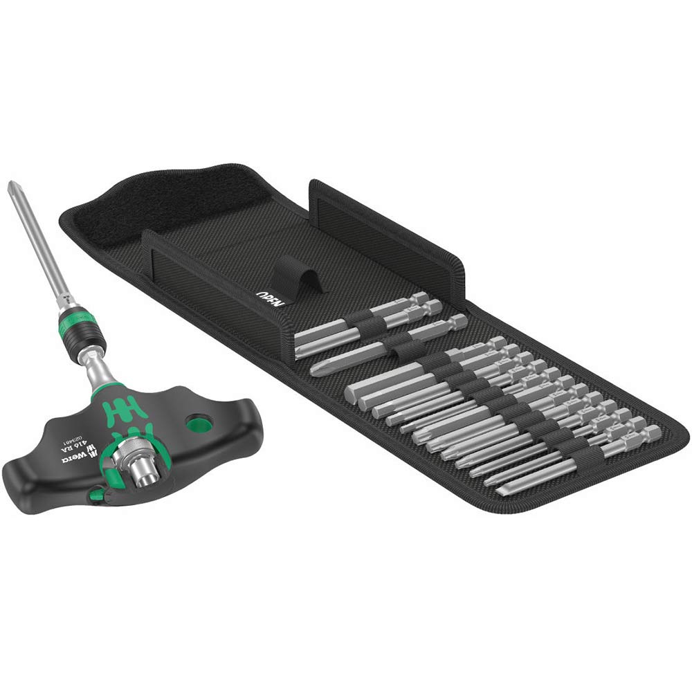 Wera Tools Screwdriver 400 Ratchet set 17pc