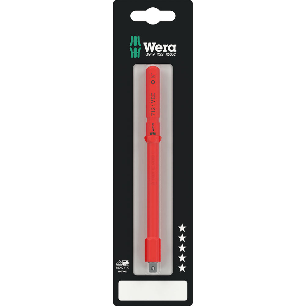 Wera Tools VDE Adapter Blade For 1/4" Sockets