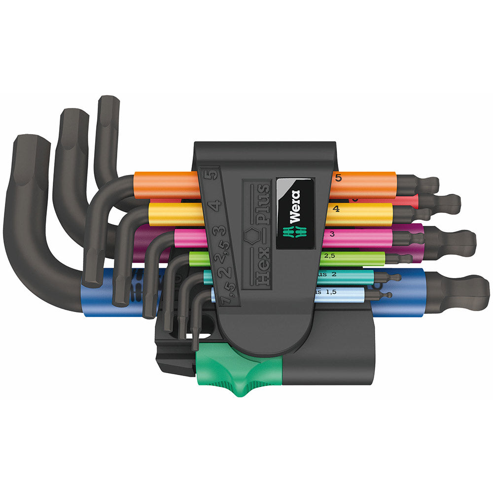 Wera Tools 950/9 Hex-Plus Multicolour 2 L-key Set BlackLaser