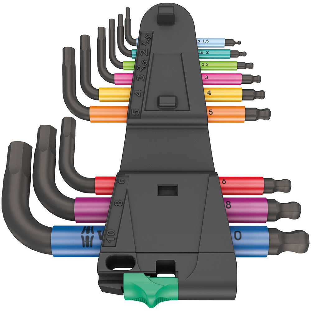 Wera Tools 950/9 Hex-Plus Multicolour 2 L-key Set BlackLaser