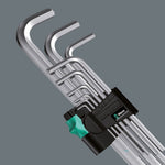 Wera Tools 950/9 Hex-Plus Chrome Plated Shallow Reach 9pc