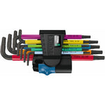 Wera Tools 967/9 TX Multicolour HF 1 L-key Set With Holding Function
