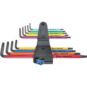 Wera Tools 967/9 TX XL Multicolour HF 1 Long L-key Set With Holding Function