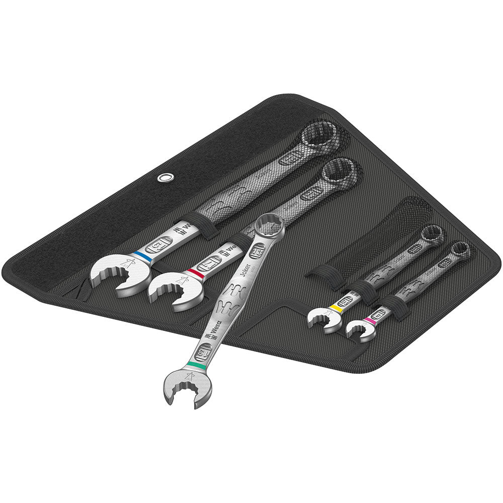 Wera Tools 6003 Joker 5 Set 1 Ring Spanner Set