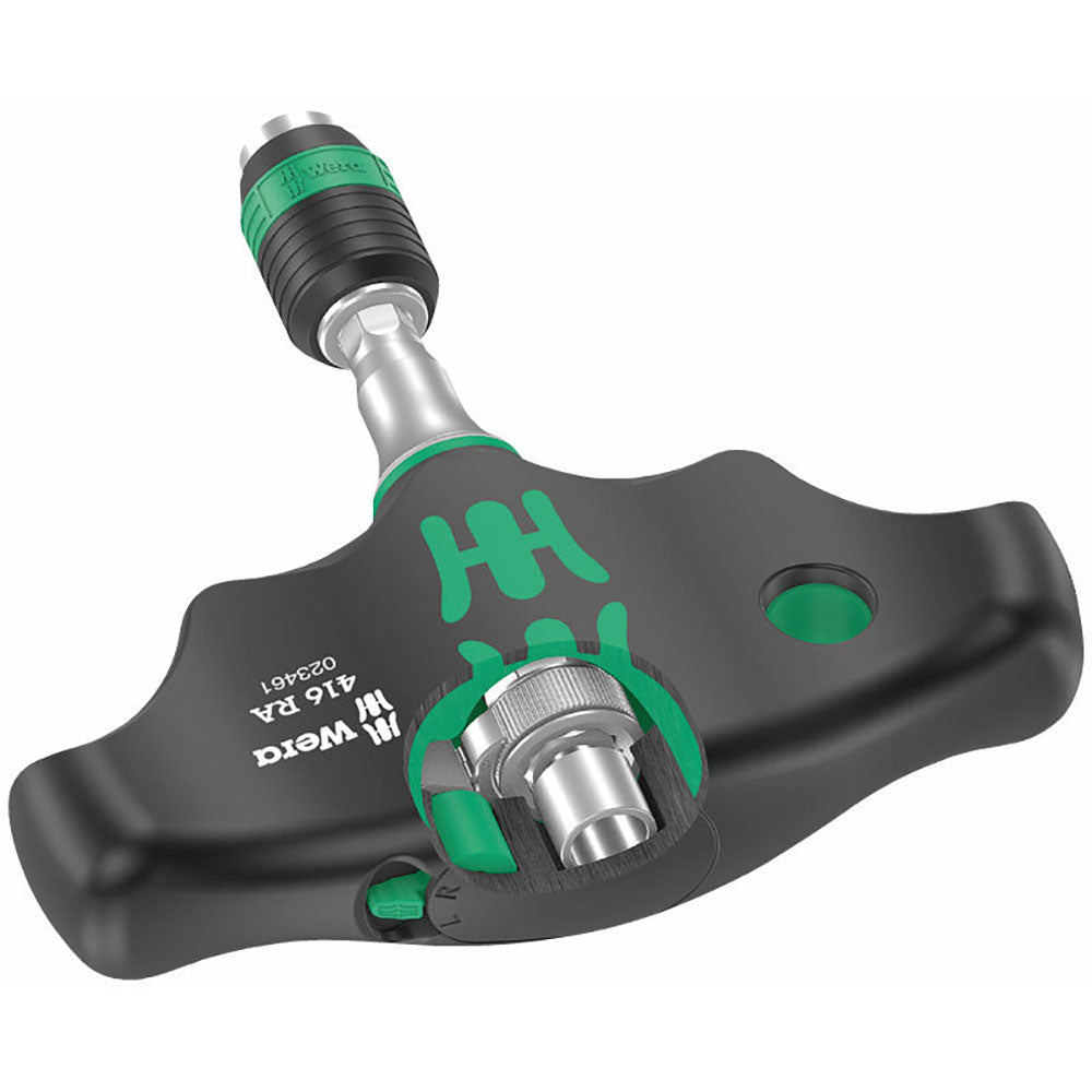 Wera Tools 416 T-Handle Bitholding Screwdriver W/Ratchet