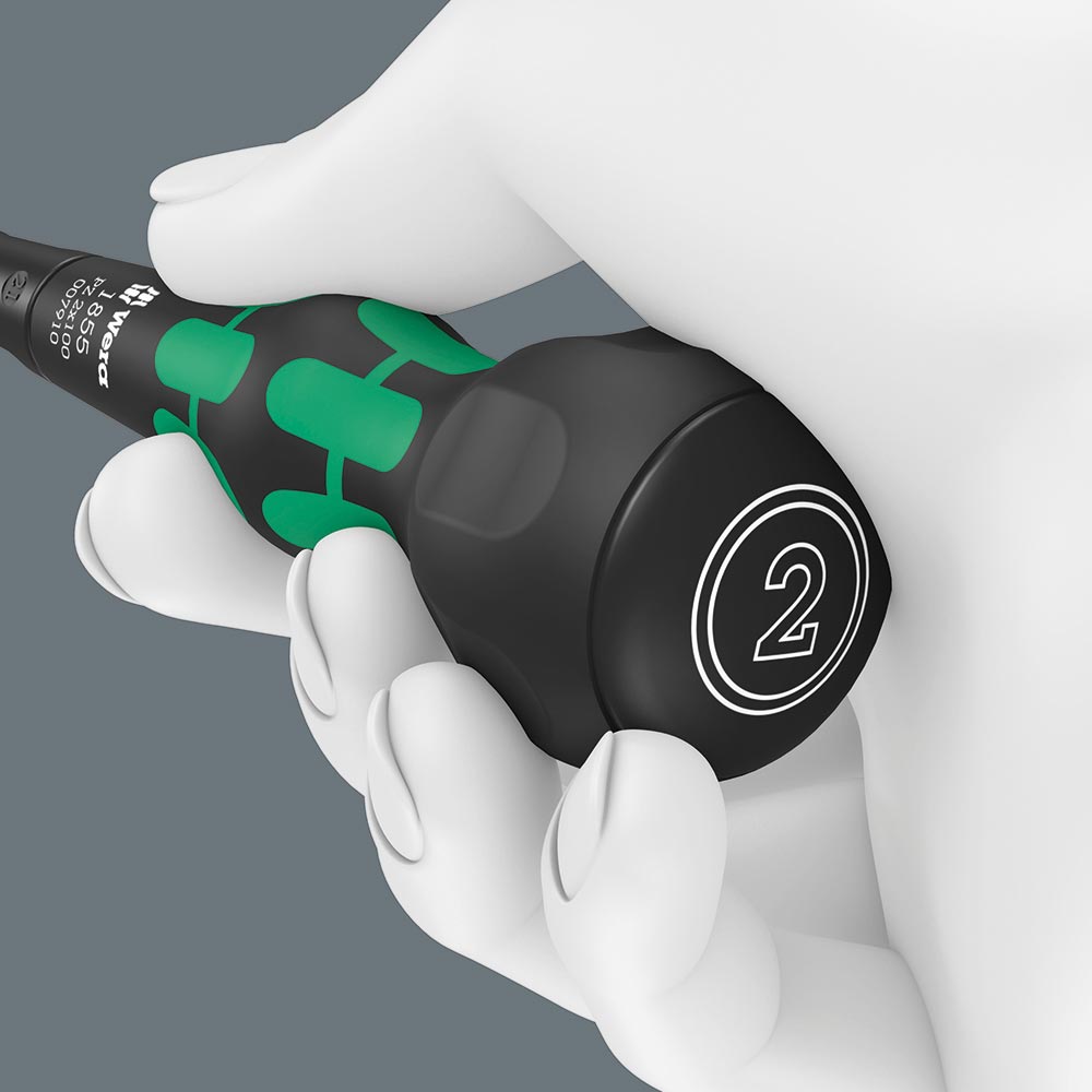Wera Tools 1850 Kraftform Pozidriv Ball Grip Screwdriver