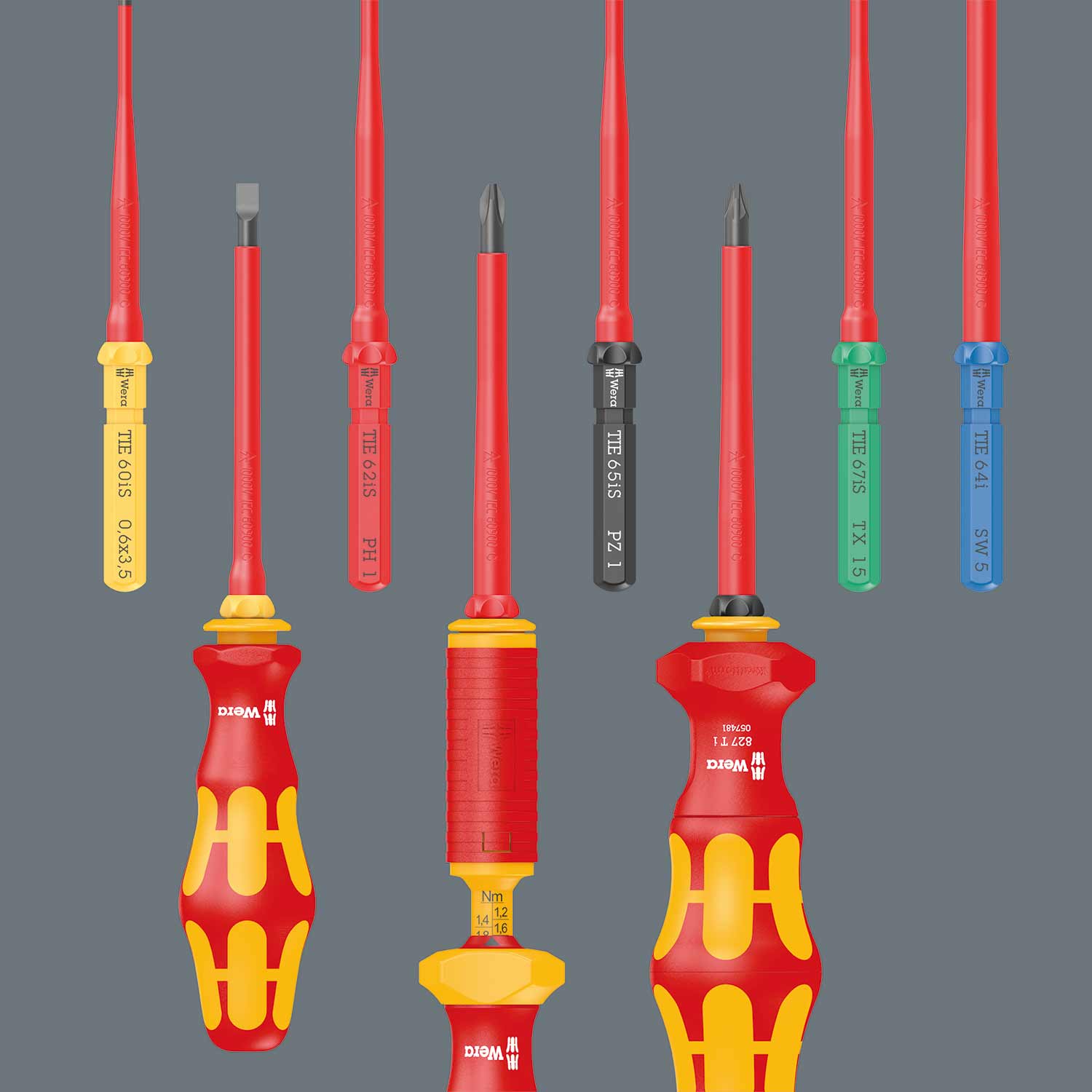 Wera Tools Kraftform Kompakt VDE 7 Universal 1 Tool finder 7 Pcs