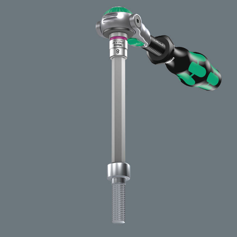 Wera Tools 8740 A 1 Zyklop Bit Socket With Holding Function 1/4