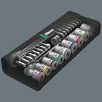 Wera Tools 8100 SB 8 Zyklop Ratchet Set With Switch Lever 3/8"