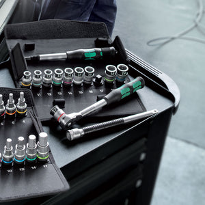Wera Tools 8006 SC 1 Zyklop Hybrid Ratchet Set 1/2 Drive