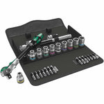 Wera Tools 8100 Zyklop Speed Ratchet Set Square 1/2" Drive 28pcs