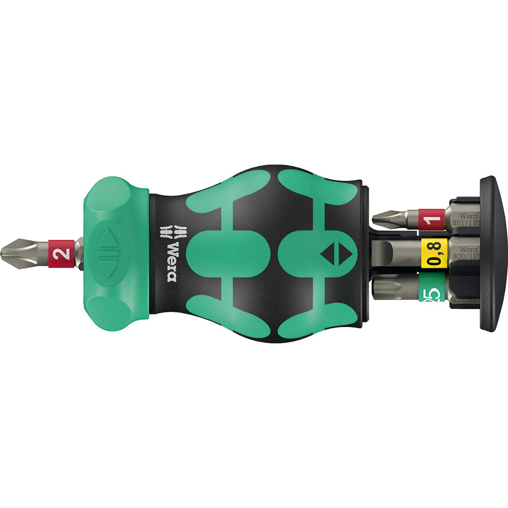 Wera Tools Kraftform Kompakt Stubby Magazine Screwdriver 1