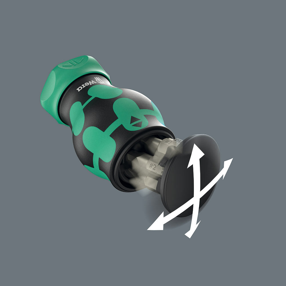 Wera Tools Kraftform Kompakt Stubby Magazine Screwdriver 3