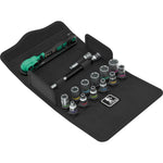 Wera Tools 8100 SA 13 Zyklop Comfort Ratchet Set 1/4 Drive Metric,15 Pack