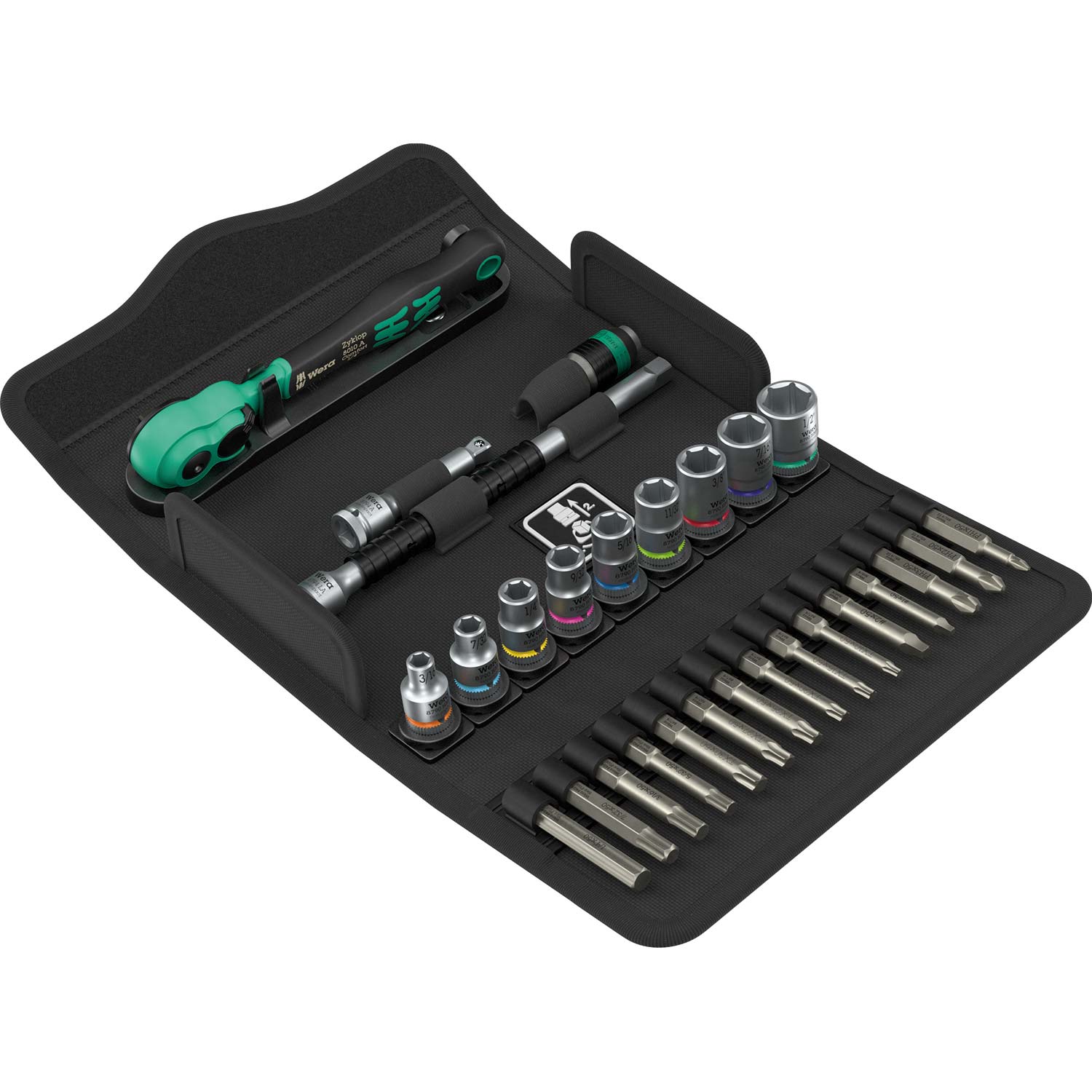 Wera Tools 8100 Zyklop Ratchet Set, 28 pcs