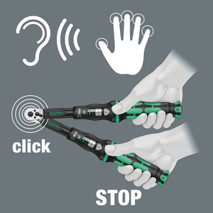 Wera Tools Click-Torque B 1 Torque Wrench With Reversible Ratchet