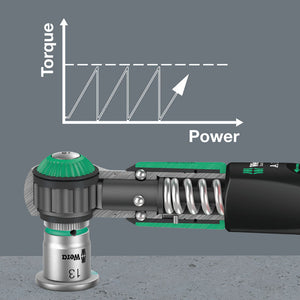 Wera Tools Safe-Torque A 1 Wrench 2-12 Nm 1/4 Squ Drive