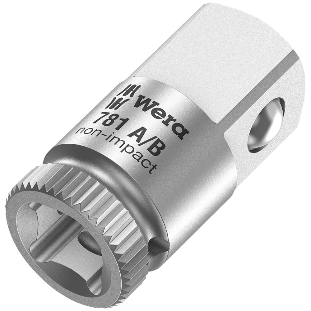 Wera Tools 781 A/B 1/4" To 3/8" Square Adaptor