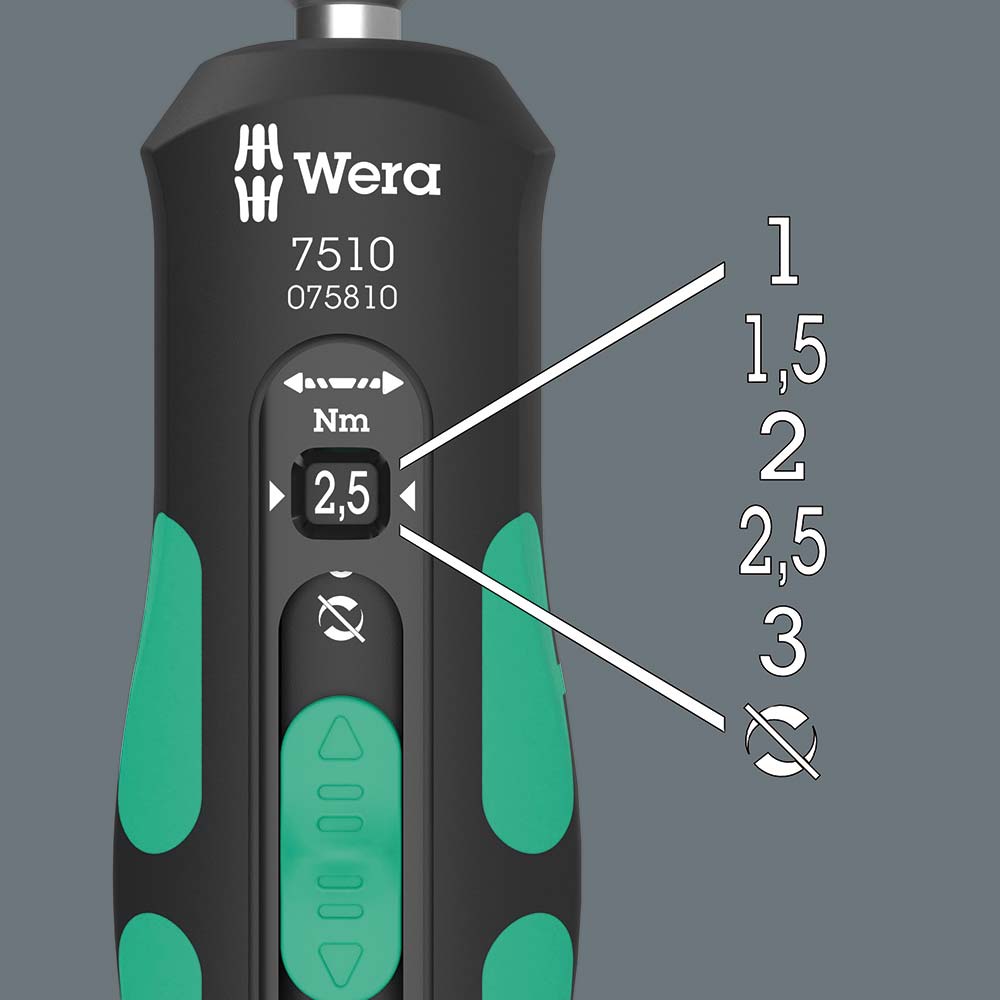 Wera Tools 7510 Kraftform Safe Torque Screwdriver