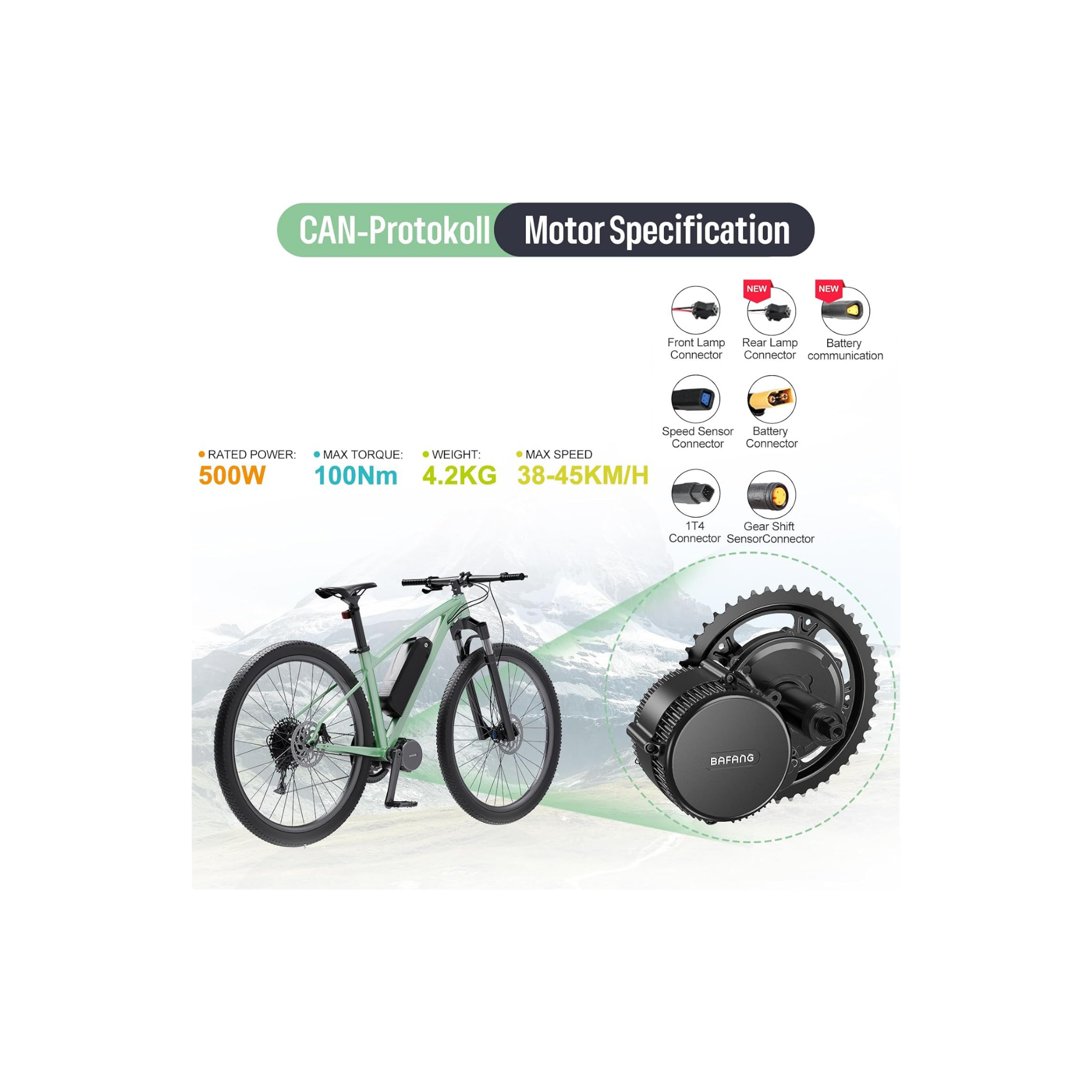 Bafang BBS02B 36V 500W Mid-Drive E-Bike Conversion Kit
