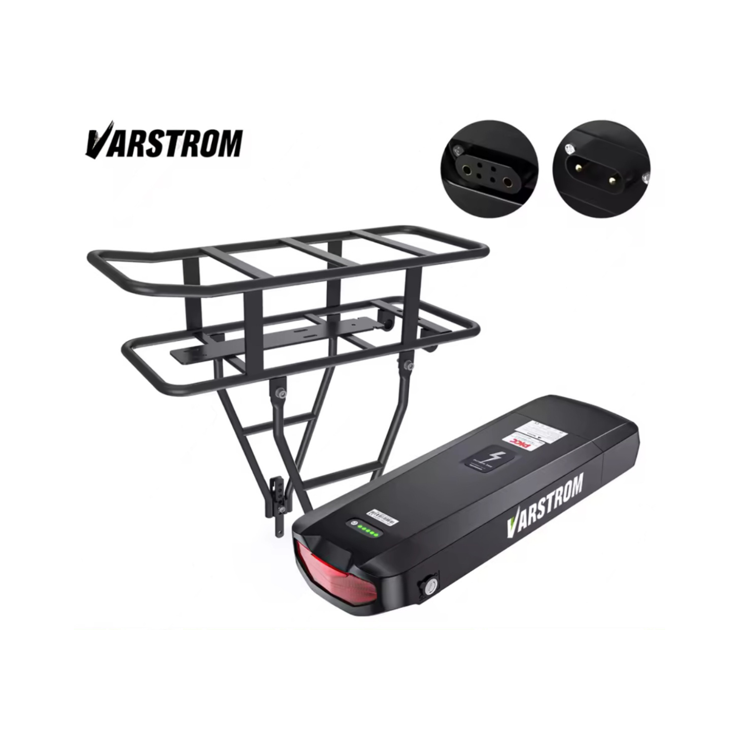 48V 18.2Ah Rear Rack E-Bike Battery