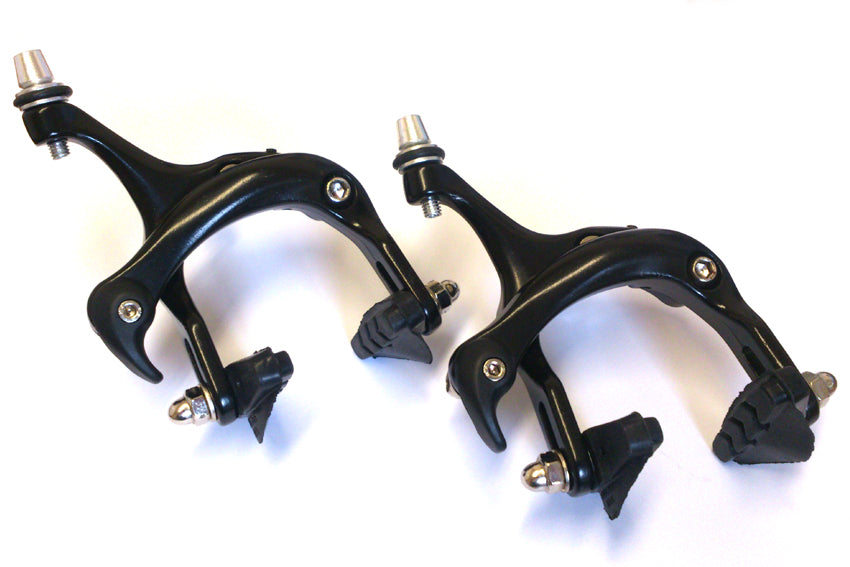 Alloy Dual Pivot Front & Rear Caliper Brakes - Black 49mm