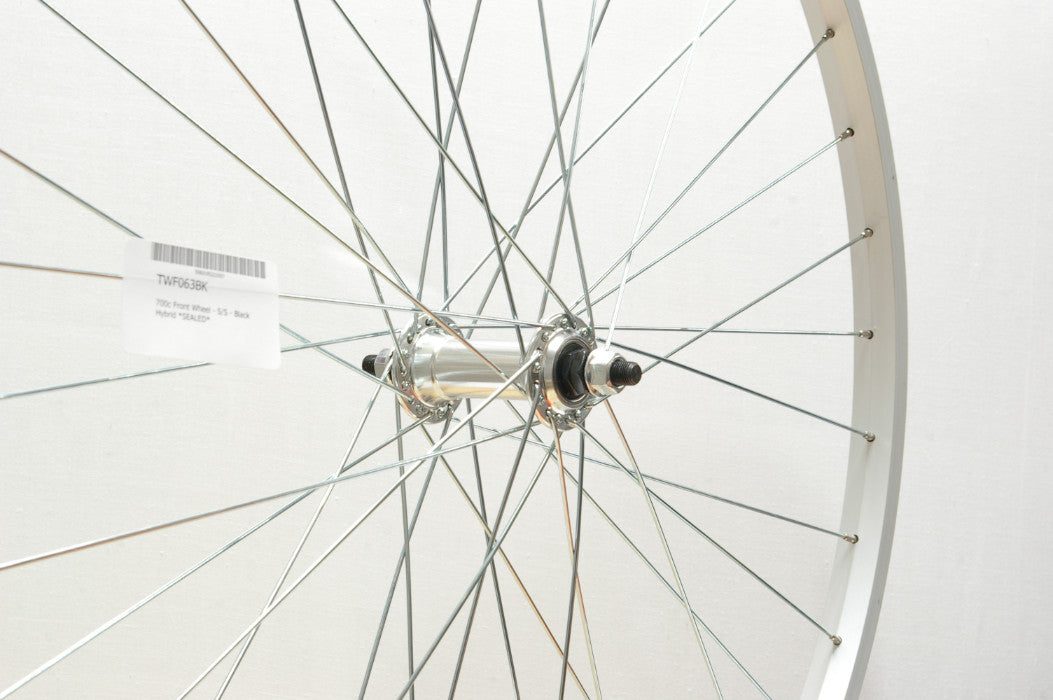 700c Front Wheel - S/S - Silver Hybrid