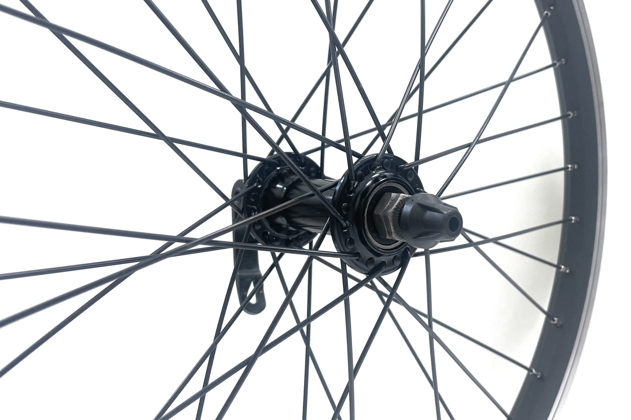 24" Front Wheel - Q/R - Black DW ATB