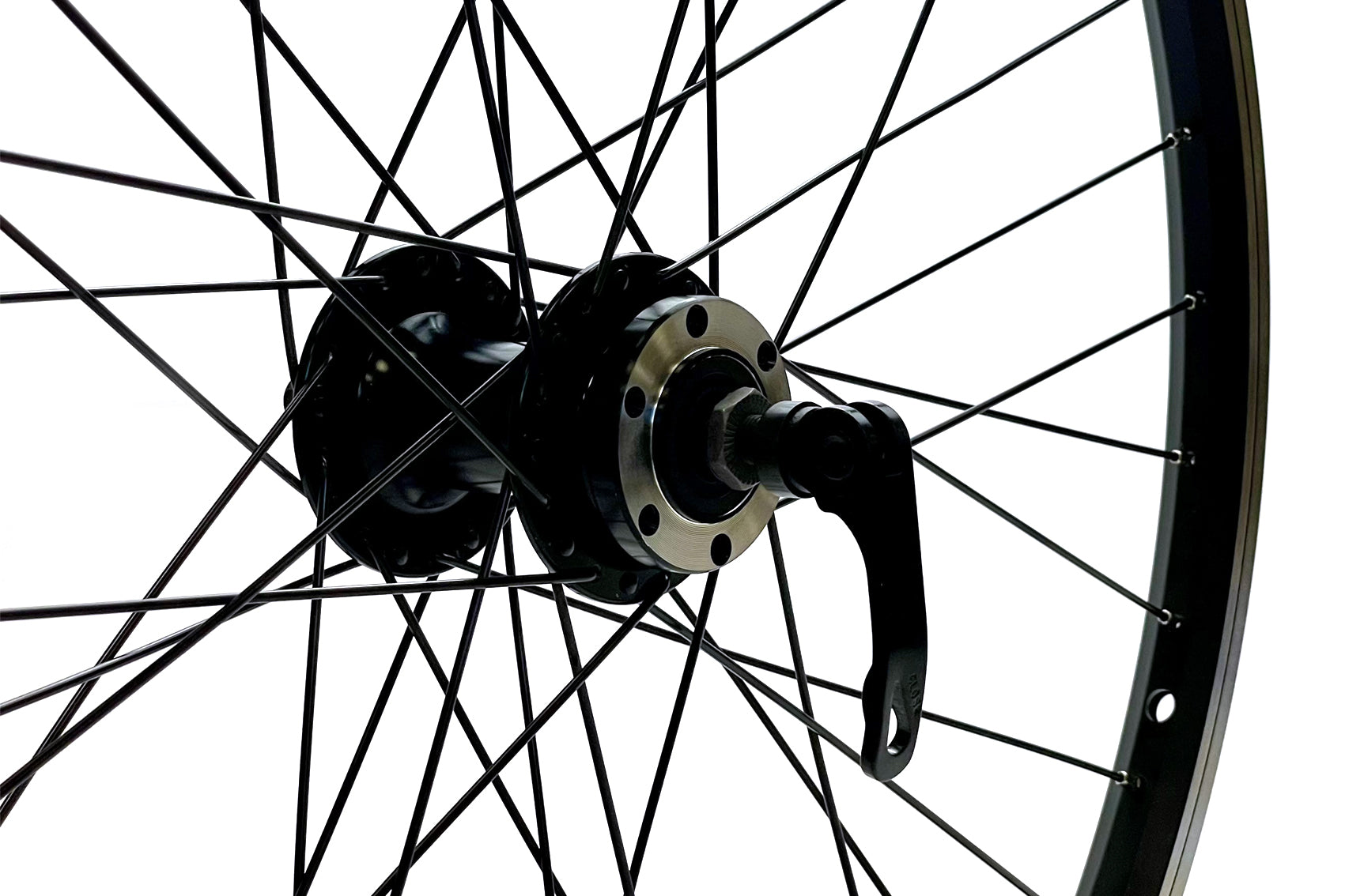 24" Front Wheel - Q/R Disc - Black DW ATB