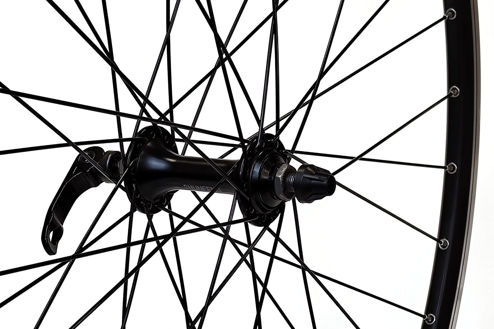 700c Front Wheel - Sealed QR Hub / DW Rim BLACK