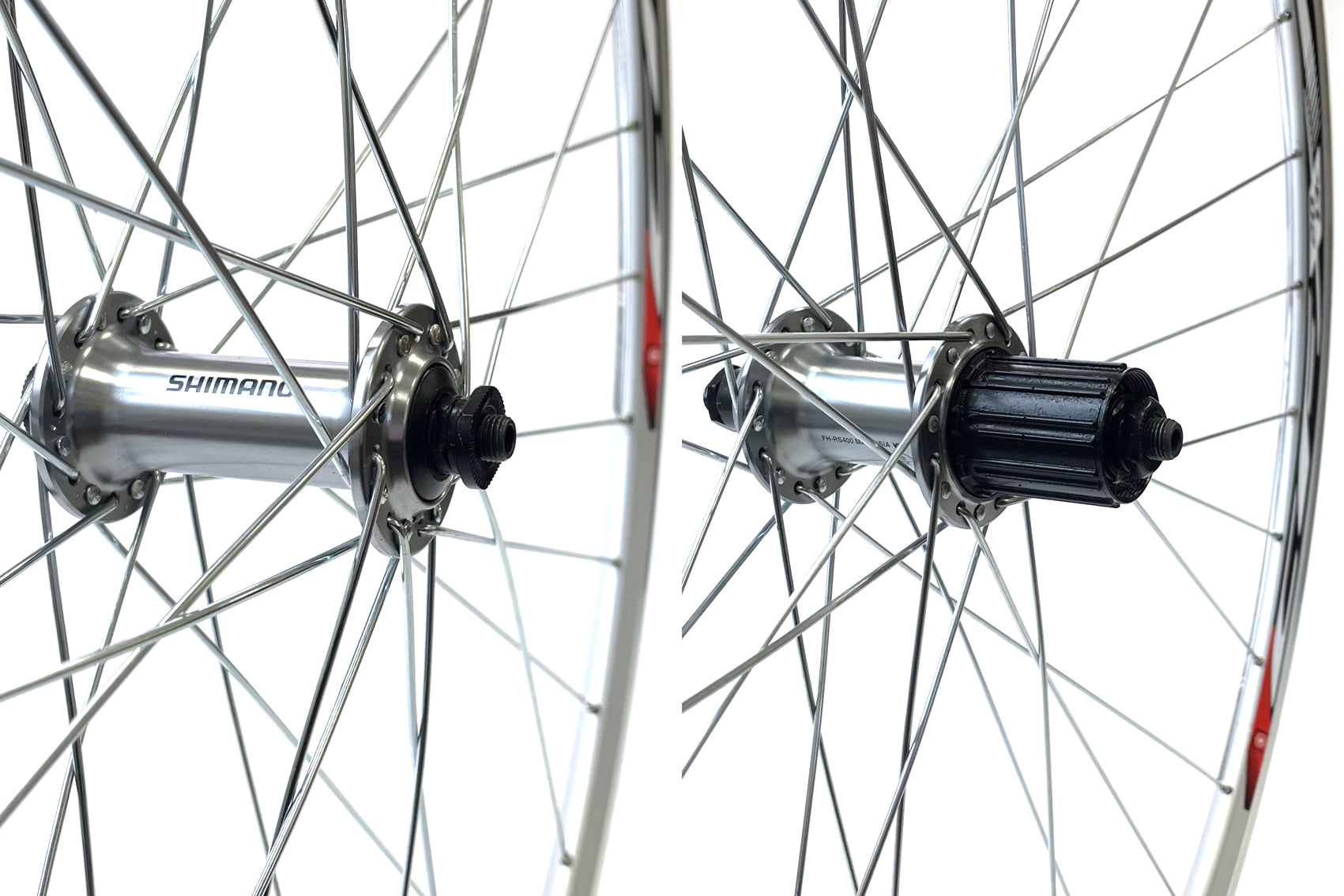 700c Wheel Set - Shimano Tiagra / MACH1 Rims - Silver (Pr)