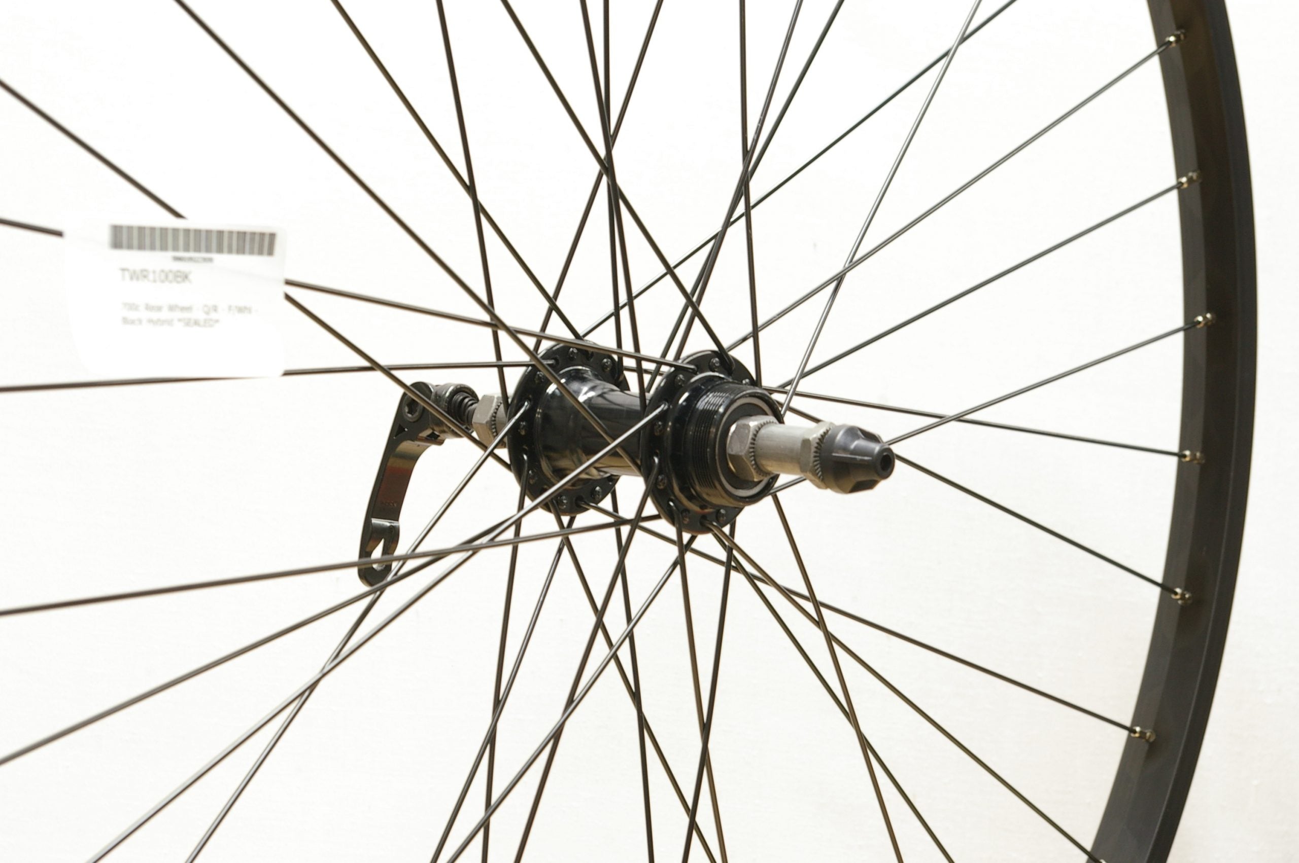 700c Rear Wheel - Q/R - F/Whl - Black Hybrid